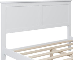 Modern Solid Wood Platform Bed - Full