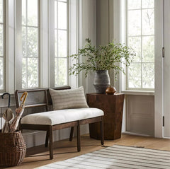 Jessa Dining Chair in Linen - Black