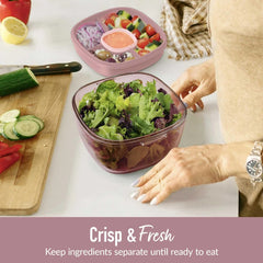 Bentgo All-in-One Tinted Glass Salad Container