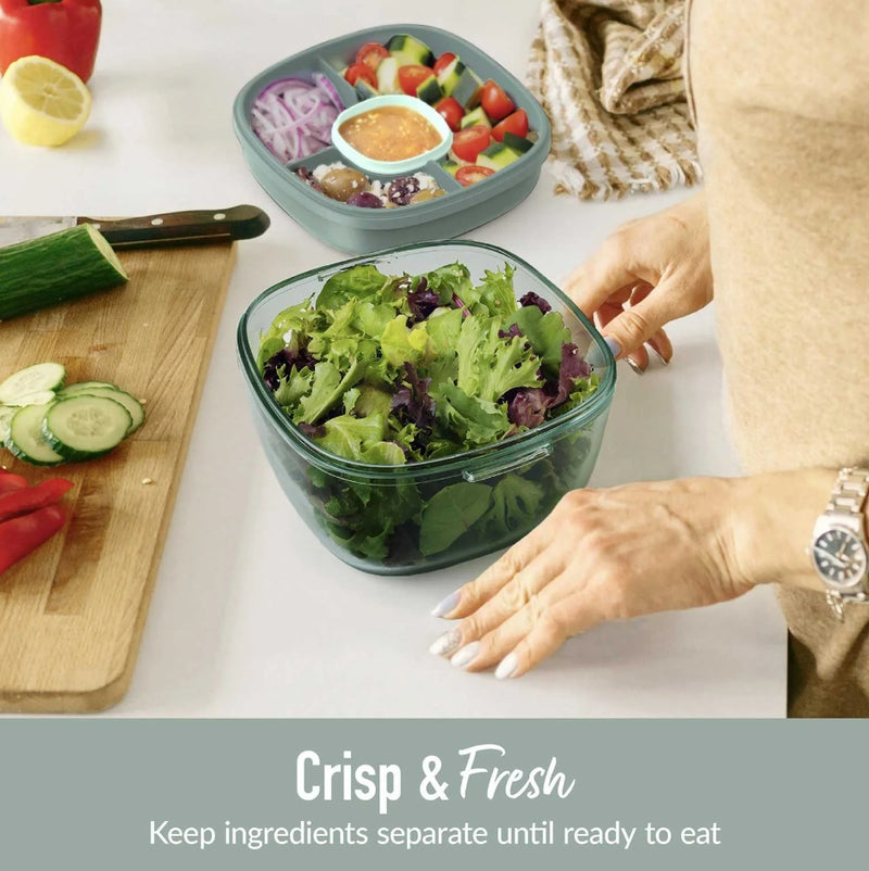 Bentgo All-in-One Tinted Glass Salad Container (Assorted Colors)
