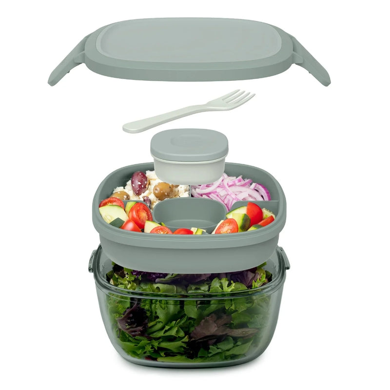 Bentgo All-in-One Tinted Glass Salad Container (Assorted Colors)