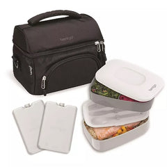 Bentgo 4-Piece Deluxe Set With Insulated Lunch Bag, Ice Packs & Bento Classic