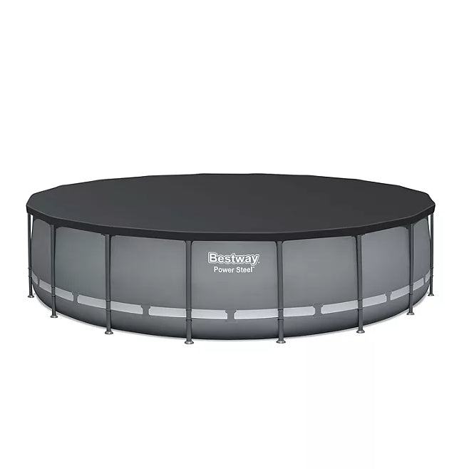Bestway Power Steel 18’ x 48” Round Above Ground Pool Set