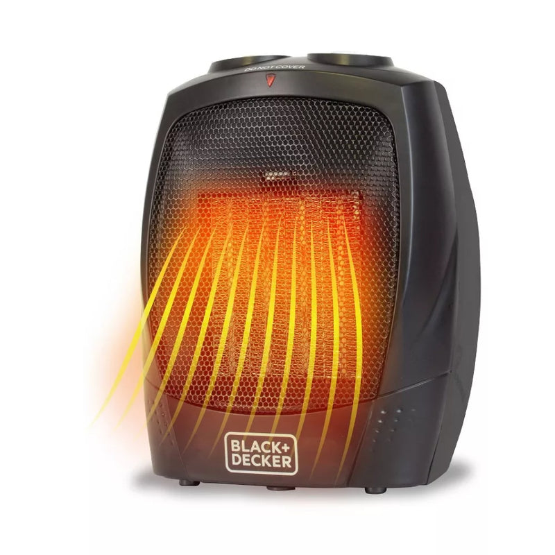 BLACK+DECKER Personal Ceramic Indoor Heater Black