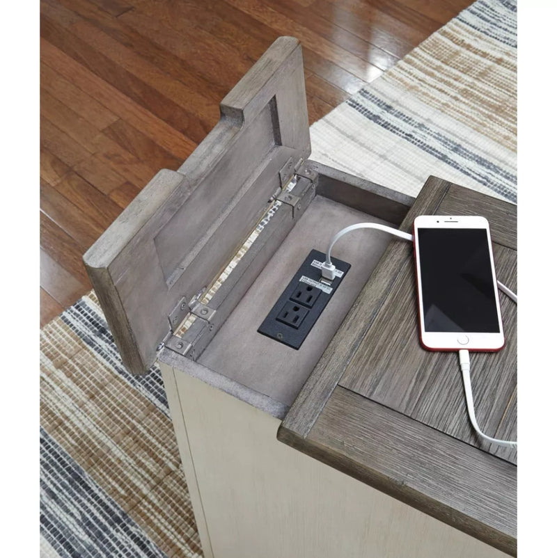 Bolanburg Chair-side End Table Brown/White