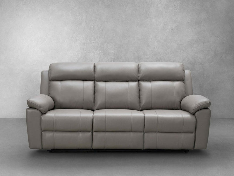 Abbyson Braylen Top Grain Leather Manual Reclining Sofa
