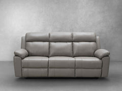 Abbyson Braylen Top Grain Leather Manual Reclining Sofa