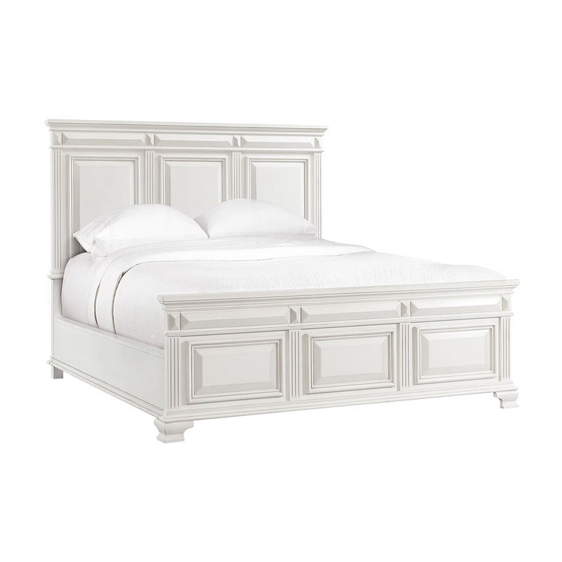 Calloway Panel Bed King White