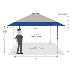 13' x 13' Instant Canopy with EasyLift™ Technology