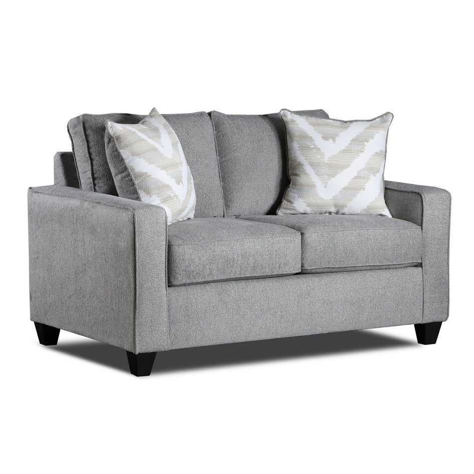 Carmine Loveseat - Gray - Wichita Home Outlet