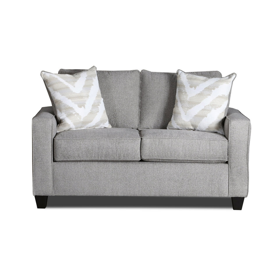 Carmine Loveseat - Gray - Wichita Home Outlet