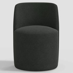 Jessa Dining Chair in Linen - Black
