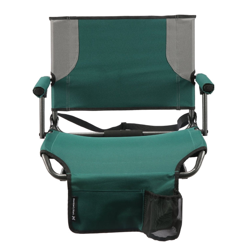 Hard Arm Stadium Bleacher Seat - Green