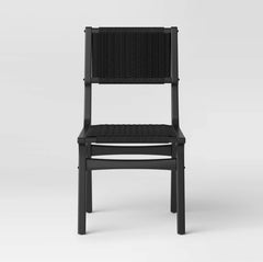 Ceylon Woven Dining Chair - Black