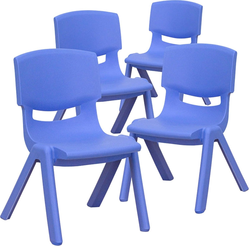 Whitney 4 Pack Plastic Stackable School Chair