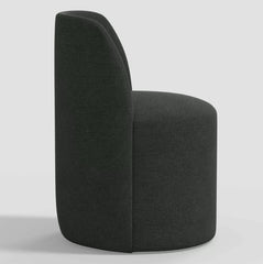 Jessa Dining Chair in Linen - Black