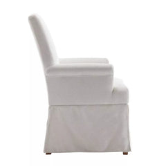 Classic Covered Arm Chair - Cream Boucle