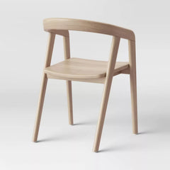 Lana Curved Back Dining Chair - Natural