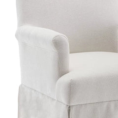 Classic Covered Arm Chair - Cream Boucle
