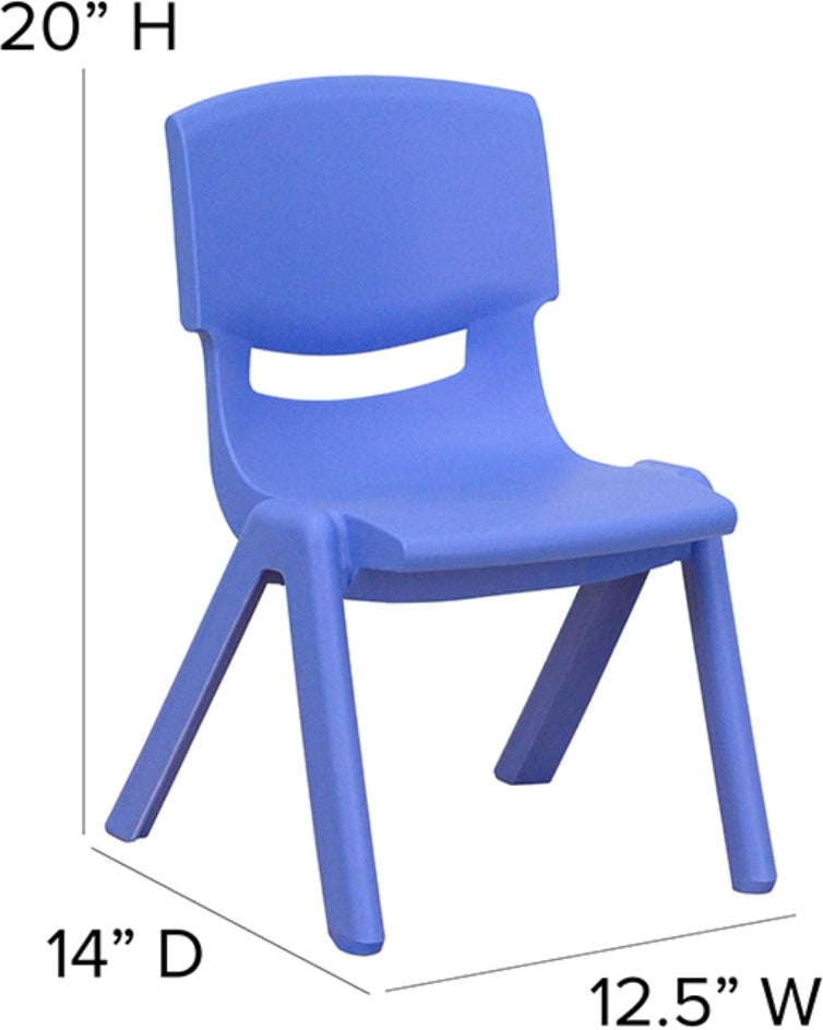 Whitney 4 Pack Plastic Stackable School Chair