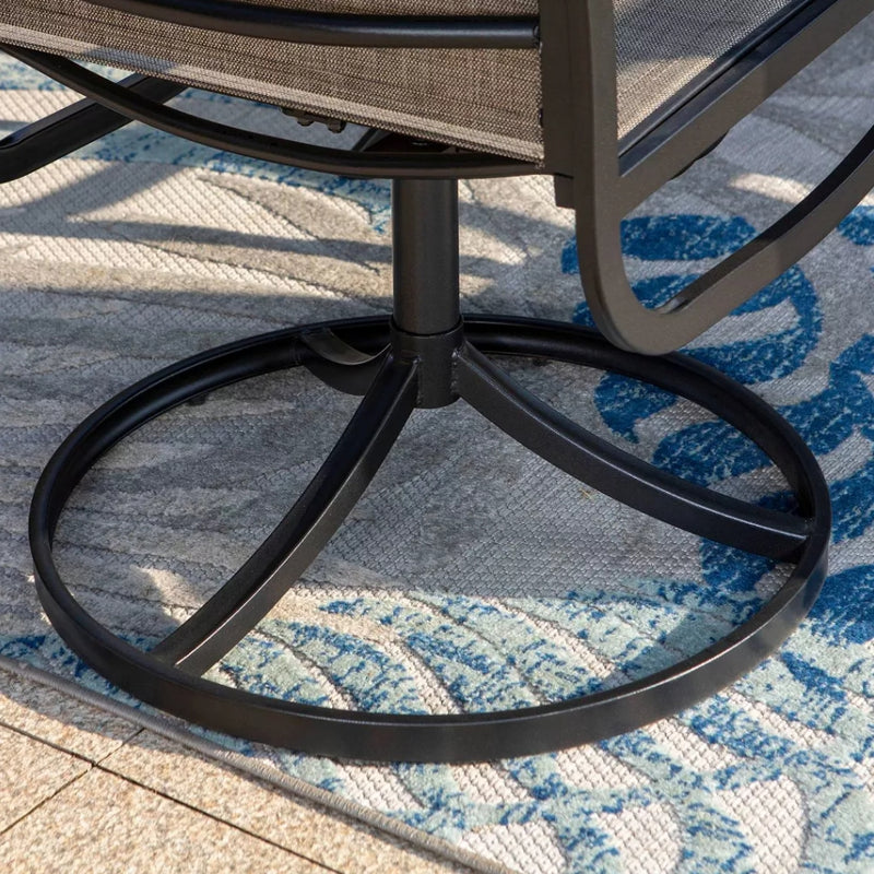 Patio Swivel Rocking Chairs - Set of 2