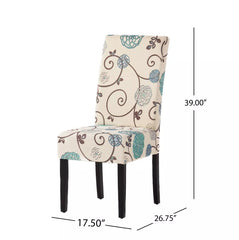 Pertica Dining Chairs - Floral (Set of 2)