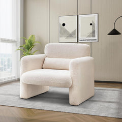 Modern Accent Chair - Ivory