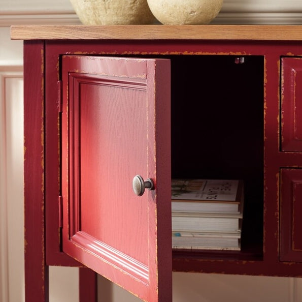 Charlotte Storage Sideboard - Red