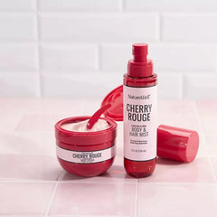 NatureWell Cherry Rouge Body & Hair Mist and Body Cream Kit