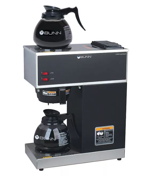 BUNN VPR 12Cup Commercial PourOver Coffee Maker with 2 Glass Carafes Wichita Home Outlet