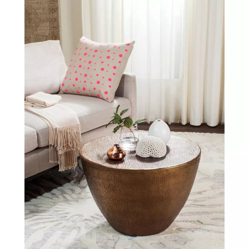 Myrtis Coffee Table - Brass