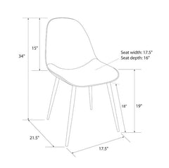 Copley Dining Chair - Dark Gray
