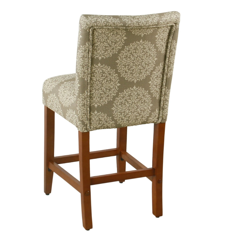 24" Classic Counter Stool - Cream Medallion