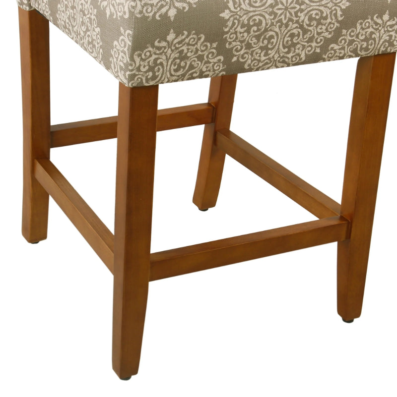 24" Classic Counter Stool - Cream Medallion