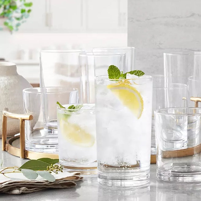 16-Piece Crystal Drinkware Set