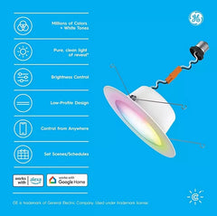 Cync Full Color Smart Recessed Can Retrofit (2 pk.)