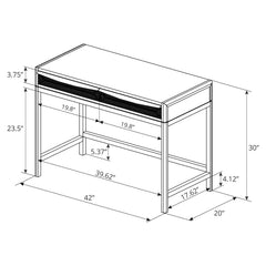 Withania Desk with Drawers