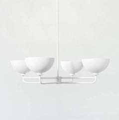 Dome Chandelier - White