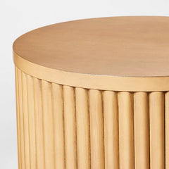 Dowel Fully Assembled Accent Table - Natural