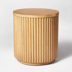 Dowel Fully Assembled Accent Table - Natural