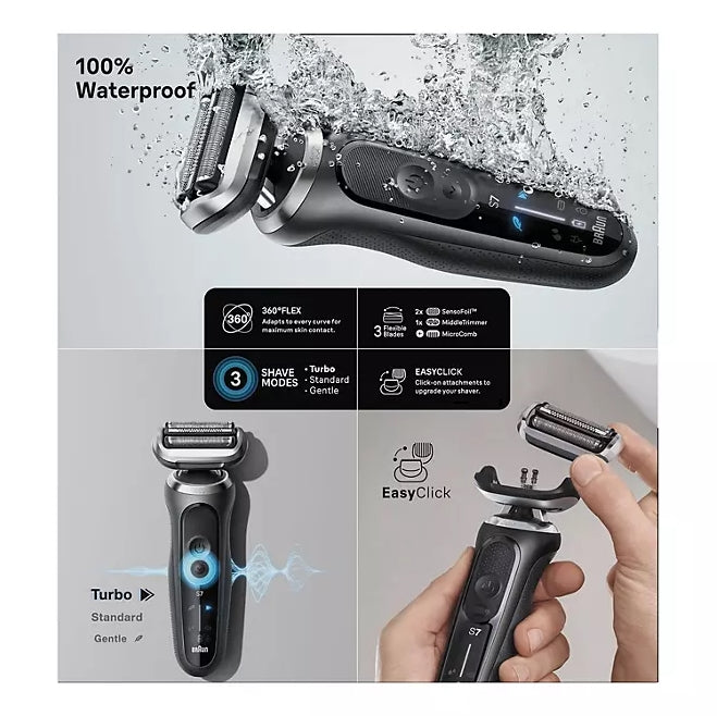 Braun Series 7 7189cc Electric Razor Shaver Kit for Men