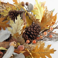 Faux 30 Inch Oaf Leaf & Eucalyptus Wreath