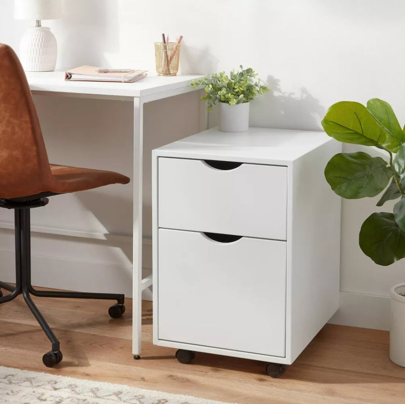 Steel Storage Cabinet with Adjustable Shelves - White