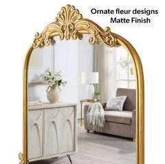 Azalea Park Filigree Wall Mirror - Brass