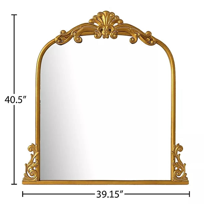 Azalea Park Filigree Wall Mirror - Brass