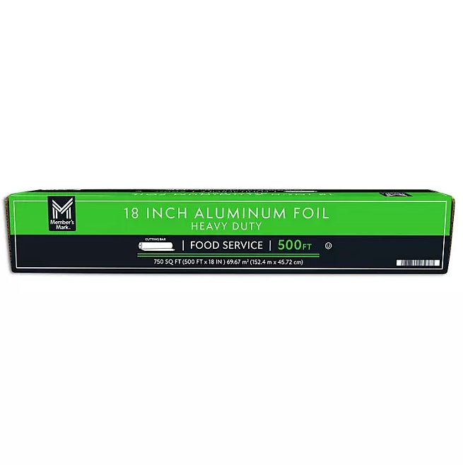 Heavy Duty Foodservice Foil 18" x 500'