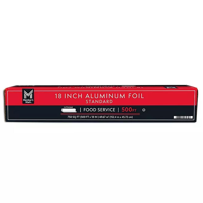 Heavy Duty Foodservice Foil 18" x 500'