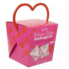 Valentine's Day Fortune Cookie Classroom Exchange Set, 24 Count