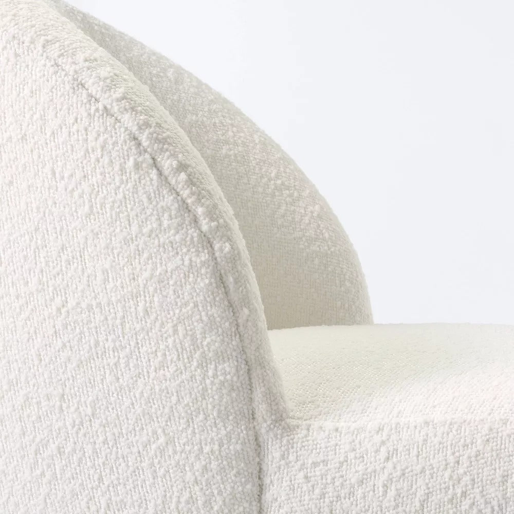 Pasadena Swivel Accent Chair Cream Wichita Home Outlet