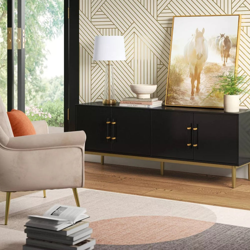 Mixed Material 3 Shelf Bookcase - Grey